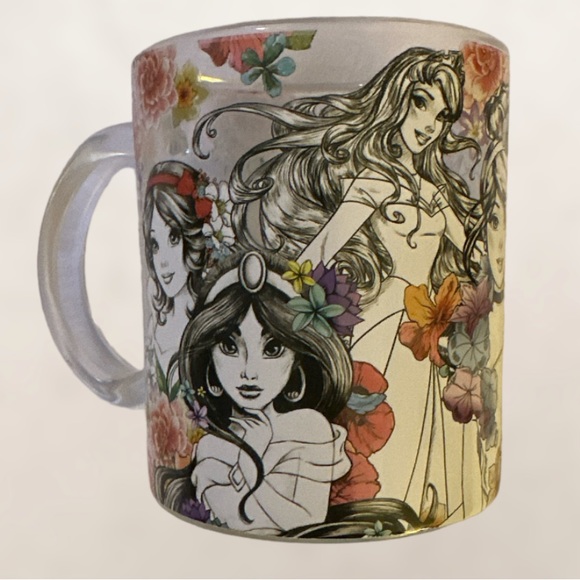 Disney Princesses Animators Clear Glass Mug – 17.5 oz - Picture 3 of 13